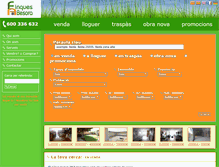 Tablet Screenshot of finquesbesora.com